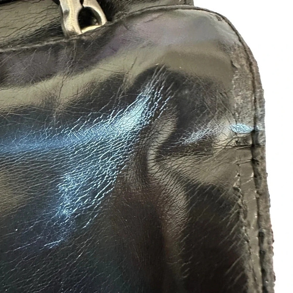 Vintage Mossimo black crossbody bag, foldable with lots of pockets - Picture 5 of 7